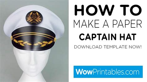 diy captain hat